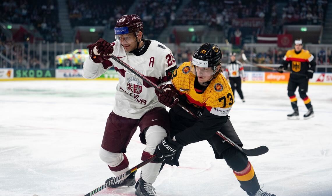 Lukas Reichel war erstmals bei der WM in der Schweiz im Einsatz.