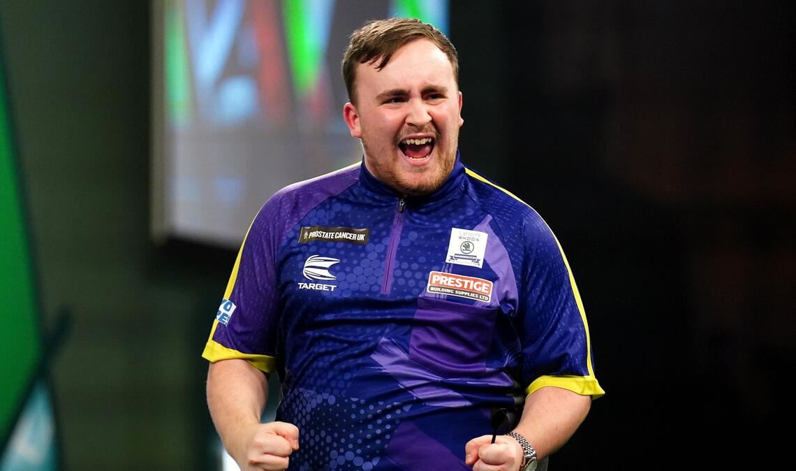 Luke Littler darf jubeln (Archivbild).