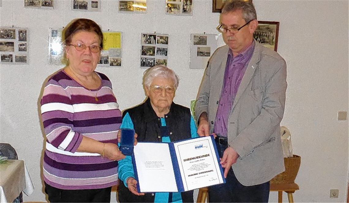 Ehrung beim VdK Maulbronn-Knittlingen