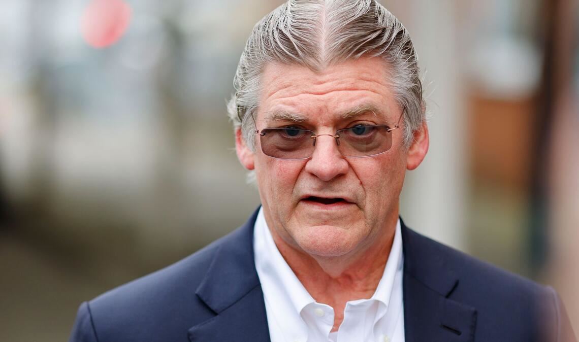 Lyten-Chef Dan Cook hatte im März in Kiel seine Pläne für den Northvolt-Standort Heide vorgestellt. (Archivbild)