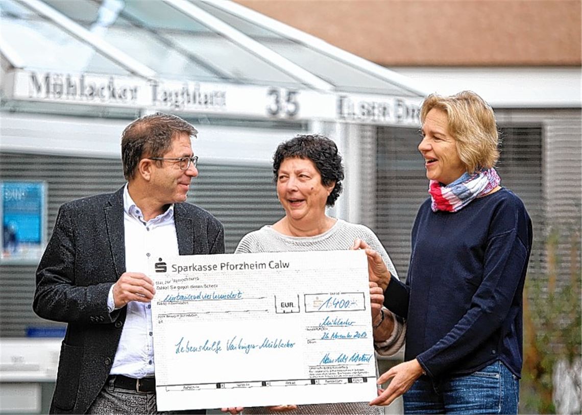 Mühlacker Tagblatt hilft der Lebenshilfe