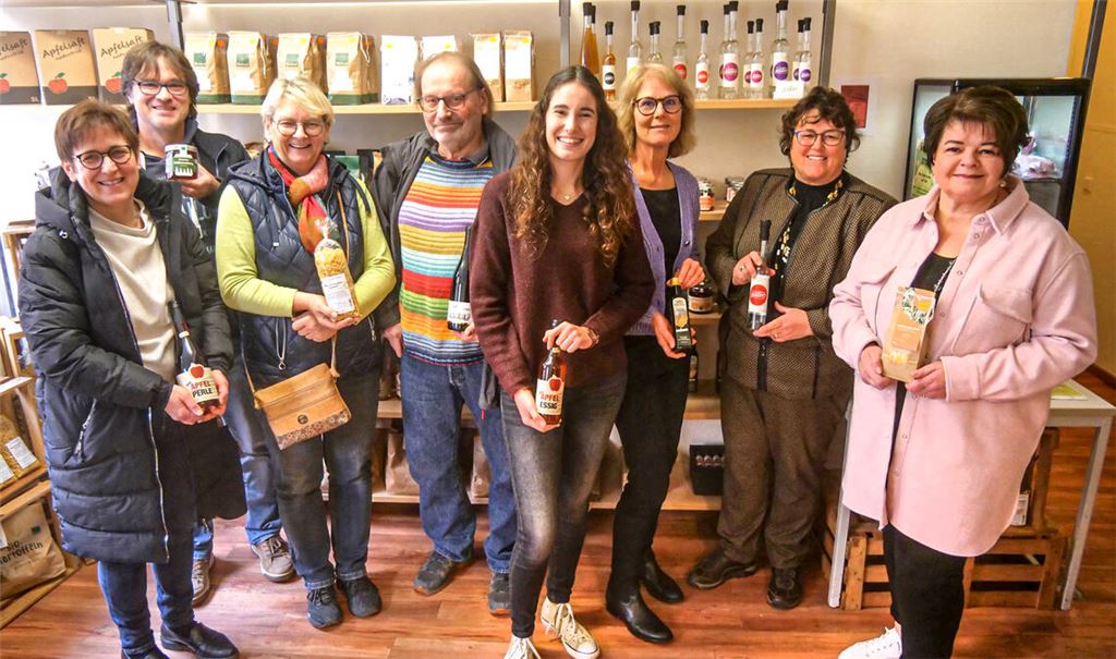 Macher und Produzenten freuen sich auf ein möglichst großes Interesse der Verbraucher am neuen Pop-up-Store. Foto: Friedrich