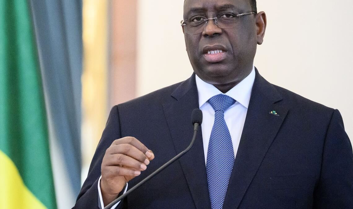 Macky Sall war Präsident des Senegal. (Archivfoto)