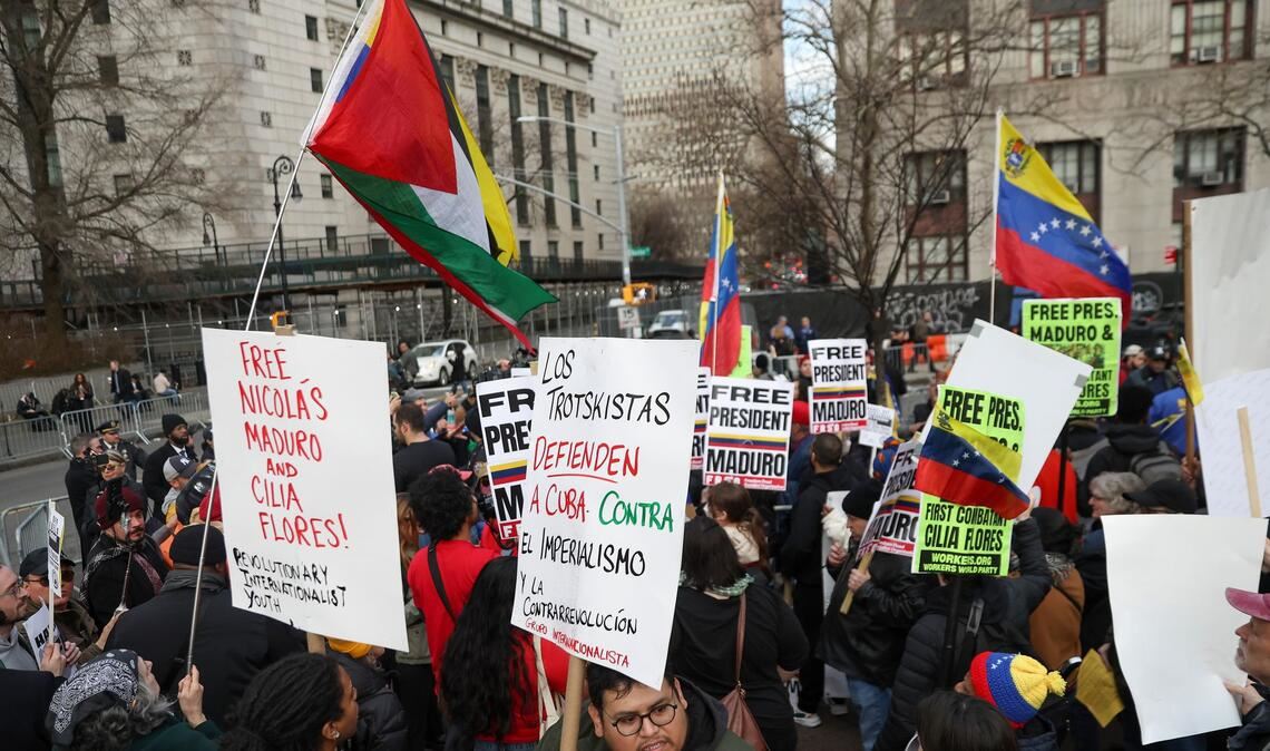 Maduro und seine Frau erschienen zum zweiten Mal vor einem New Yorker Gericht.