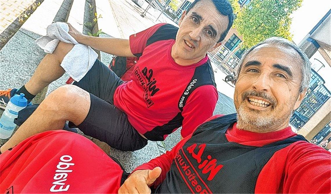 Mahlelauf zu zweit