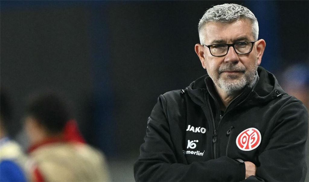 Mainz-Coach Urs Fischer. Gegen die Straßburger war Schluss für sein Team.