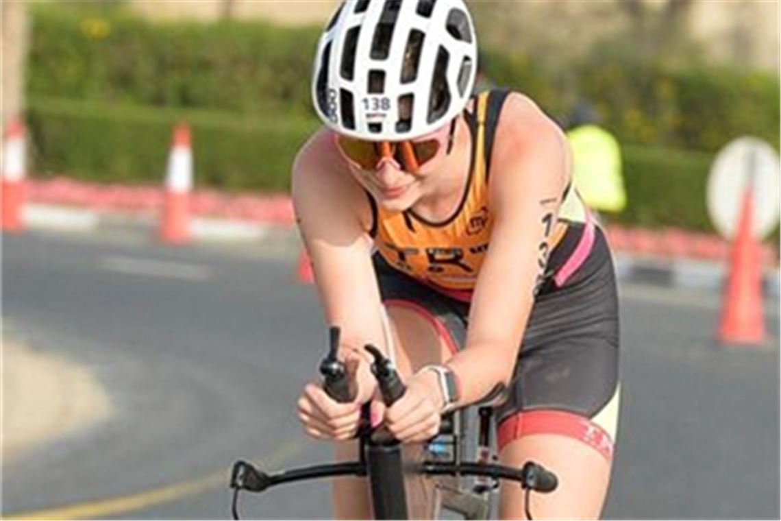 Ironman-EM Elsinore: Triathletin Maja Falkiewicz zeigt solide Leistung Maja Falkiewicz. Archivfoto: privat