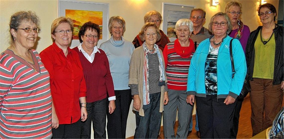 Malgruppe stellt aus