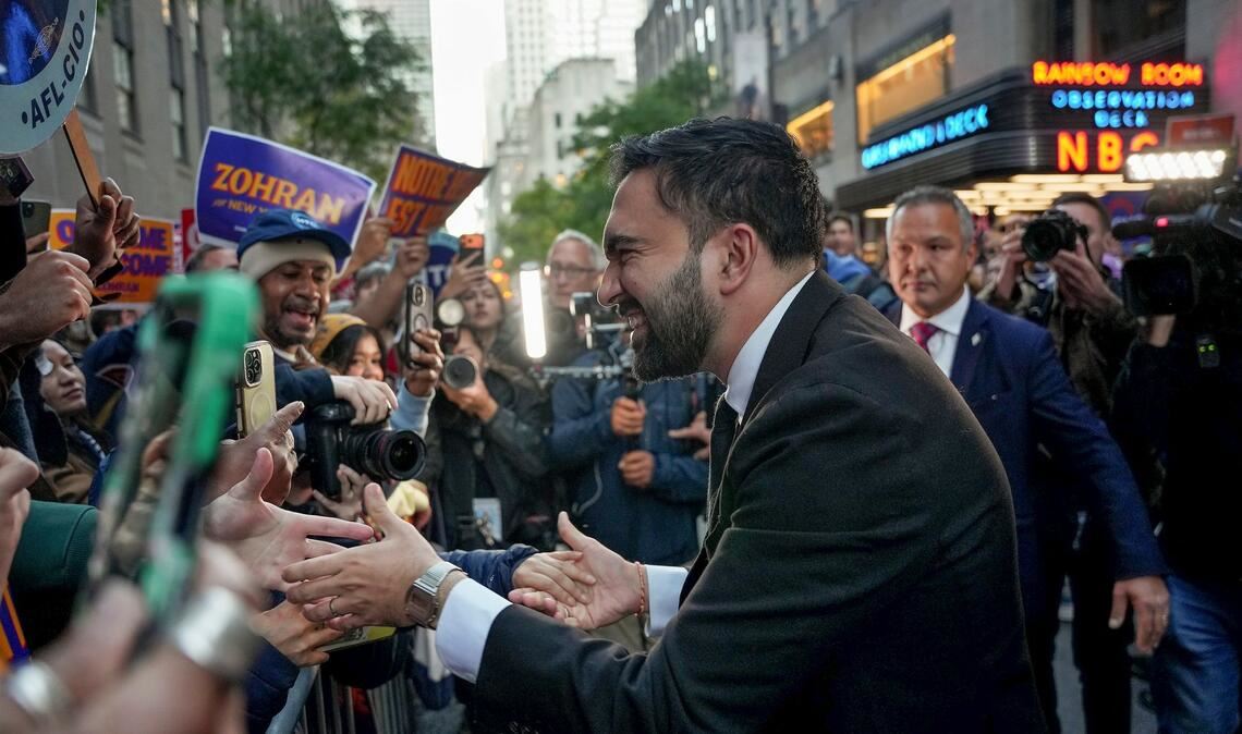 Mamdani mobilisiert vor allem von junge Menschen, Wähler mit Migrationsgeschichte und Gewerkschaften. (Archivbild)