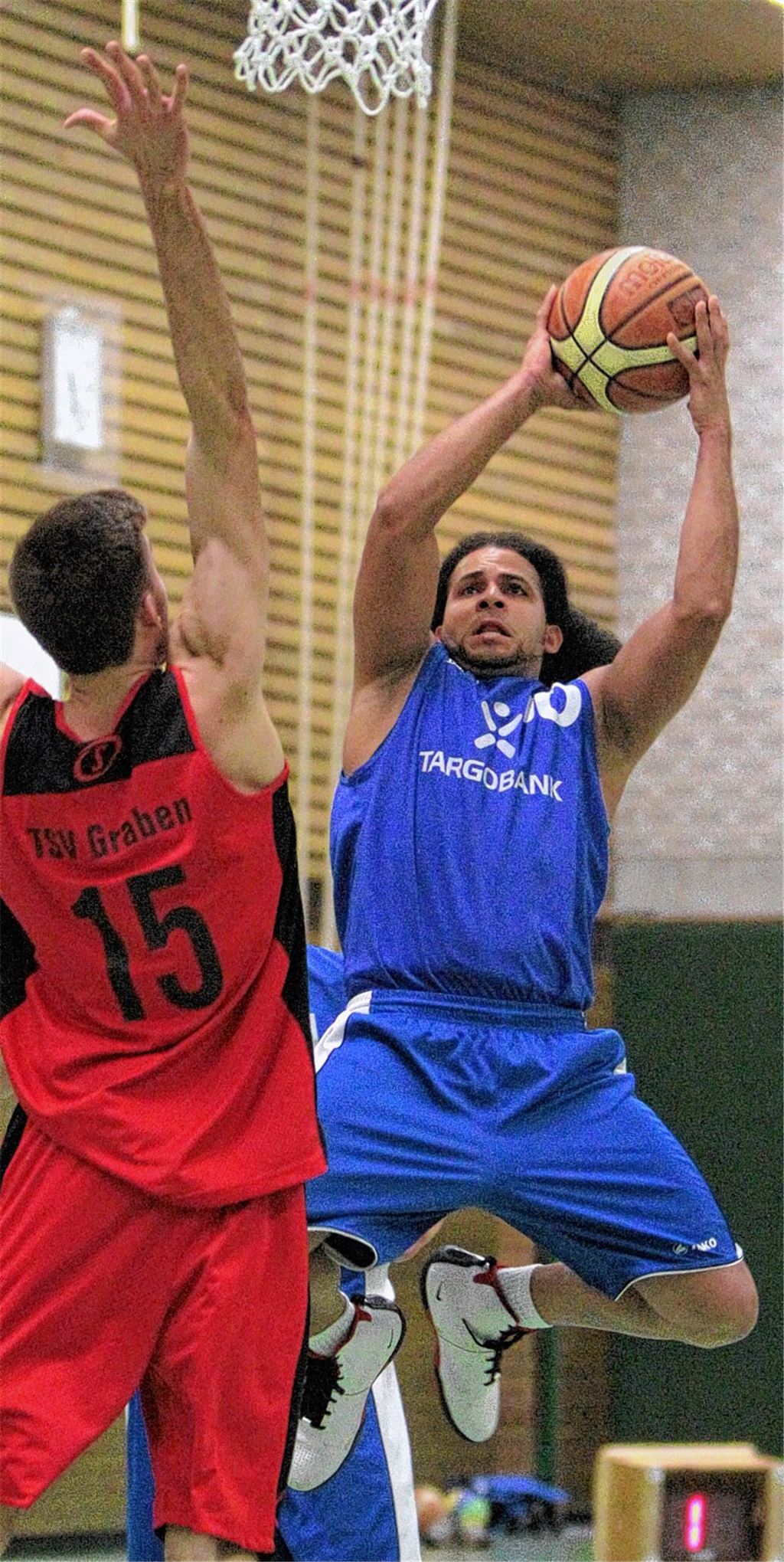 Manchmal etwas eigensinnig, aber immer brandgefährlich: Joel Filiberto Marmolejos erzielt für Mühlacker gegen Graben die meisten Punkte.