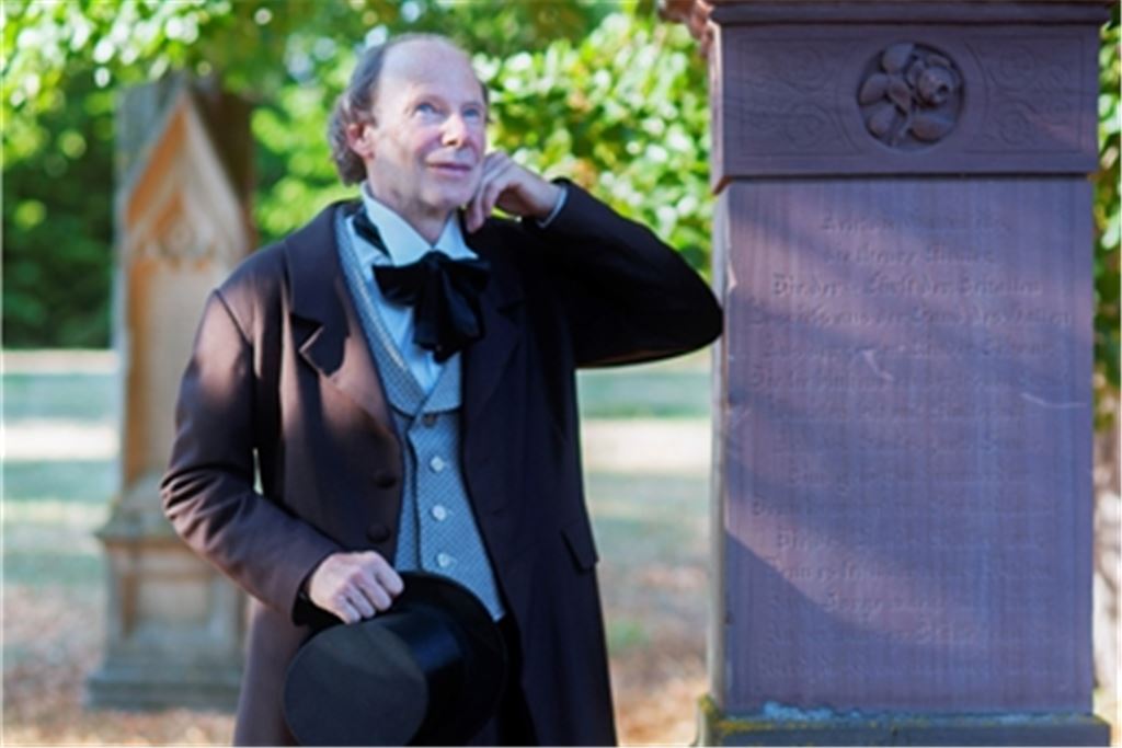 Manfred Rapp als Dichter Ludwig Uhland. Foto: privat