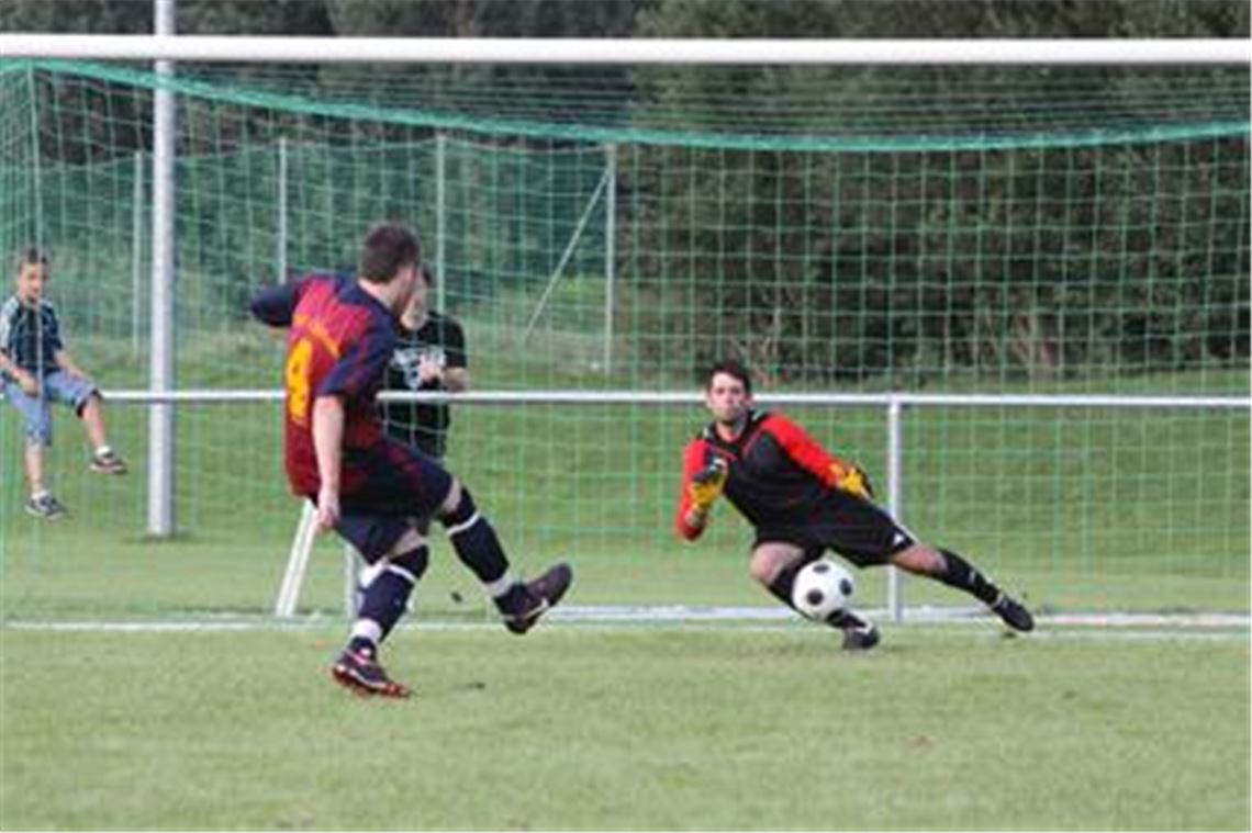 Manuel Bergtold fängt künftig beim TSV Heimsheim Bälle. 
Foto: Eigner