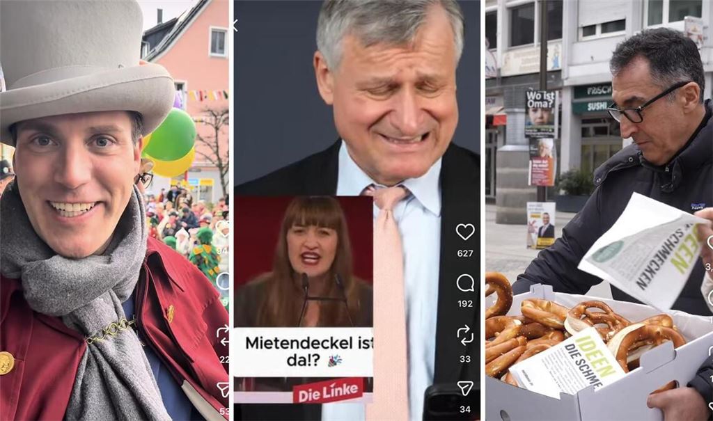 Manuel Hagel (CDU), Hans-Ulrich Rülke (FDP) und Cem Özdemir (Bündnis 90/Die Grünen) versuchen, auch online die Wählerinnen und Wähler von sich zu überzeugen.