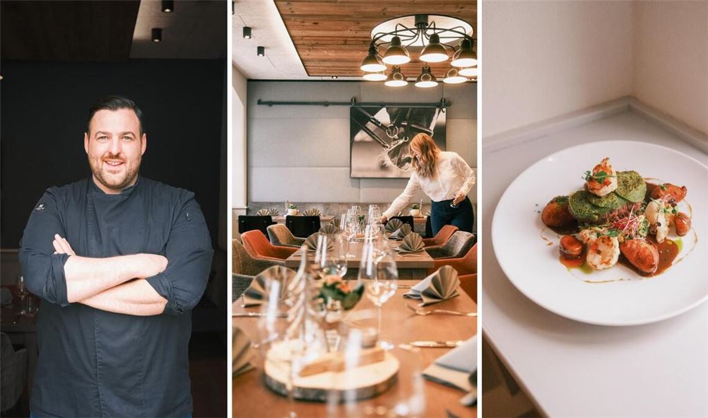 Marc Winter kam nach seinen Lehr-und Wanderjahren zurück in seine Heimat. Jetzt steht der Koch im Gestütsgasthof Offenhausen am Herd.