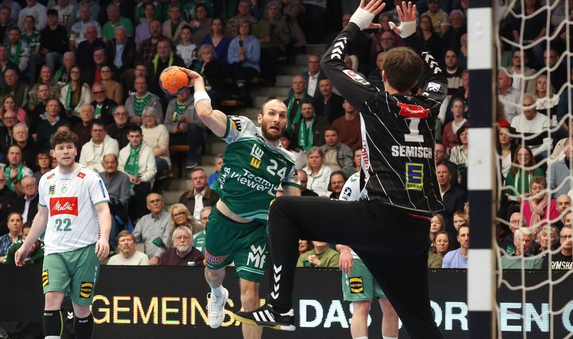 Marcel Schiller warf Traumtore von Außen. Pressefoto Baumann