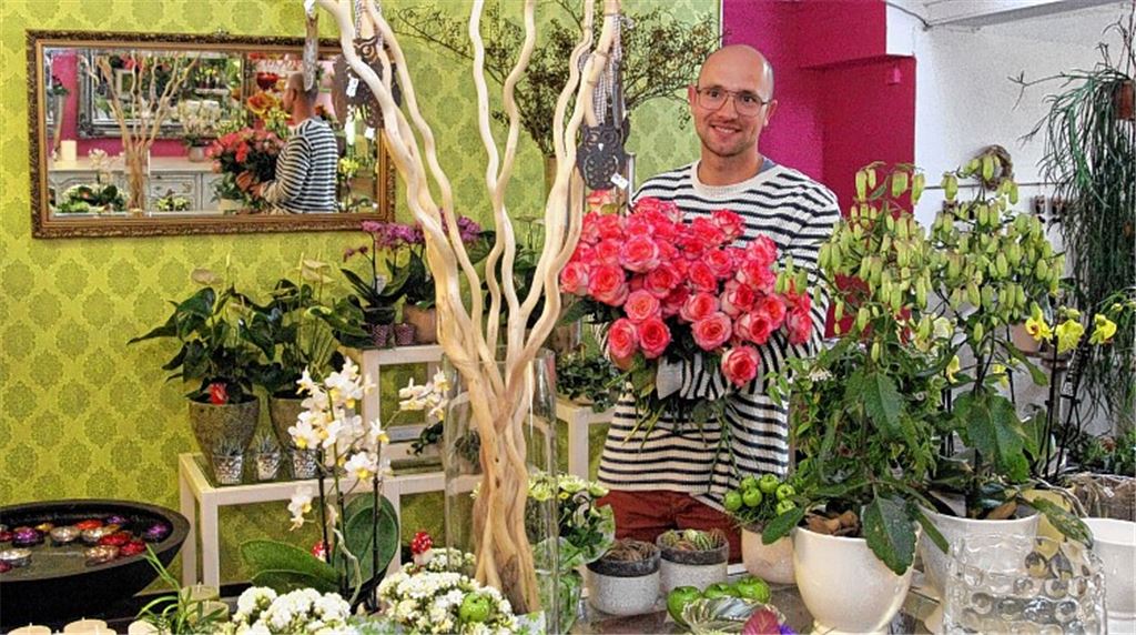 Marcel Schulz aus Illingen gehört zu den besten Floristen in Deutschland. Foto: Hansen