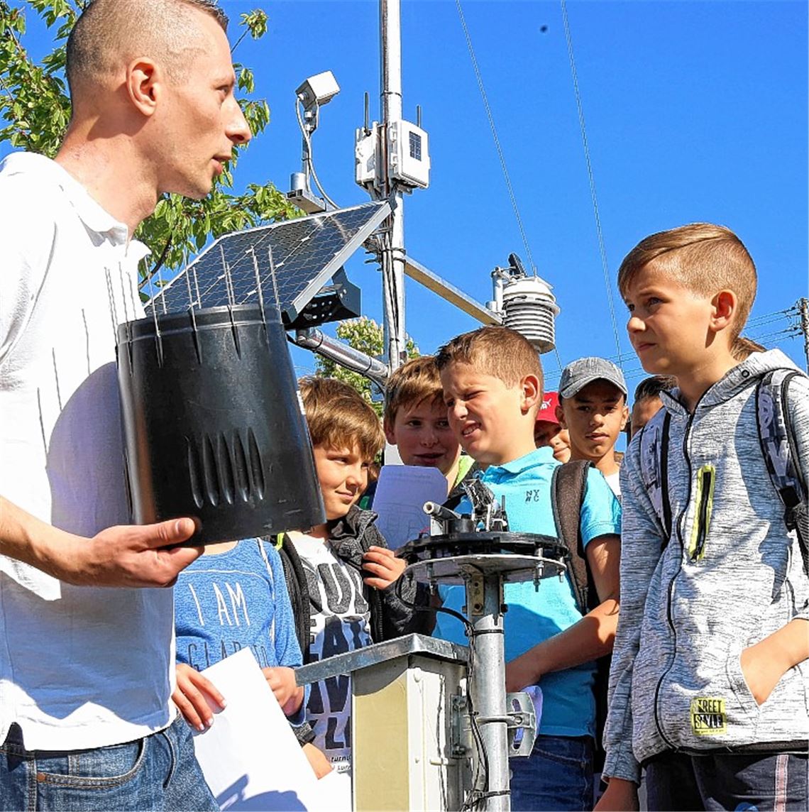 Wetterdaten gehen rund um die Welt