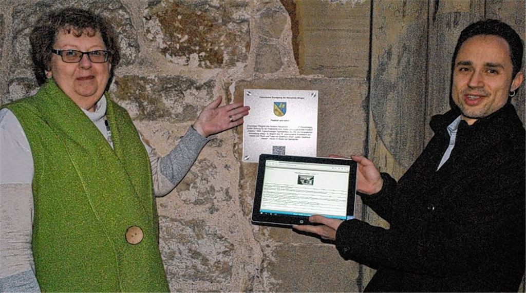 Tafeln informieren über die Geschichte