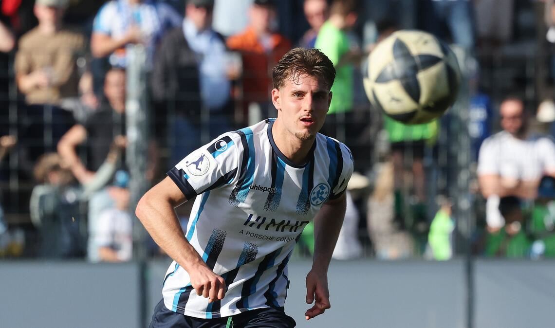 Mario Borac hat den Sprung von der Kickers-Jugend ins Regionalligateam geschafft.
