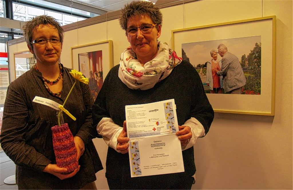 Marion Aichele (li.) und Eike Fundinger wollen gemeinsam mit zahlreichen Mitstreitern im Rahmen der Demenz-Kampagne die Krankheit ins öffentliche Bewusstsein rücken.