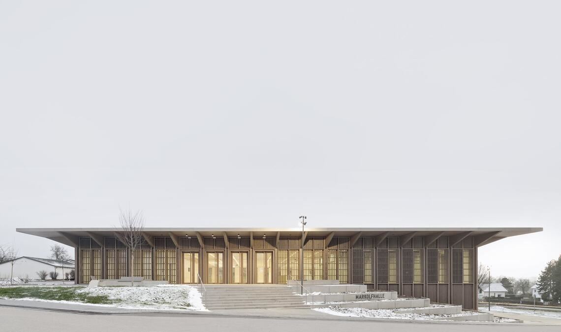 Markolfhalle Markelfingen in Radolfzell, Architektur: Steimle Architekten (Stuttgart)
