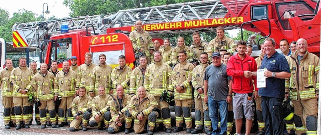 Feuerwehr freut sich riesig über Dankeschön