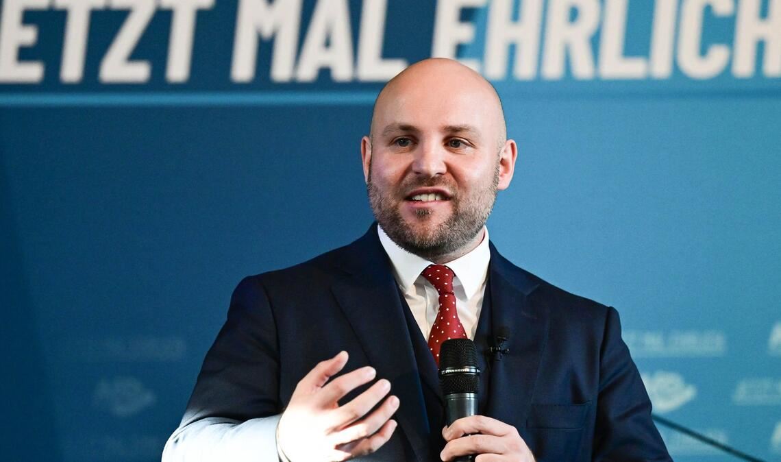 Markus Frohnmaier, der Spitzenkandidat der AfD für die Landtagswahl in Baden-Württemberg 2026 (Archivbild).