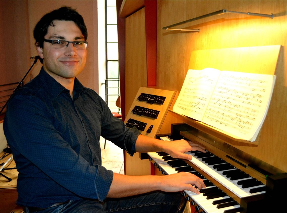 Markus Piringer ist neuer Kantor im Kirchenbezirk Mühlacker.Foto: Stahlfeld