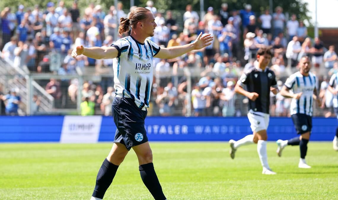 Marlon Faß trifft doppelt in Balingen.