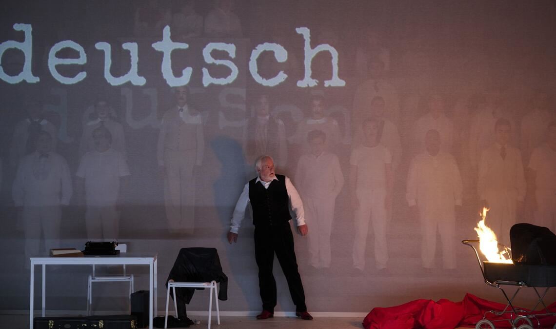 Martin Gantner als Hans Sachs in „Die Meistersinger von Nürnberg“