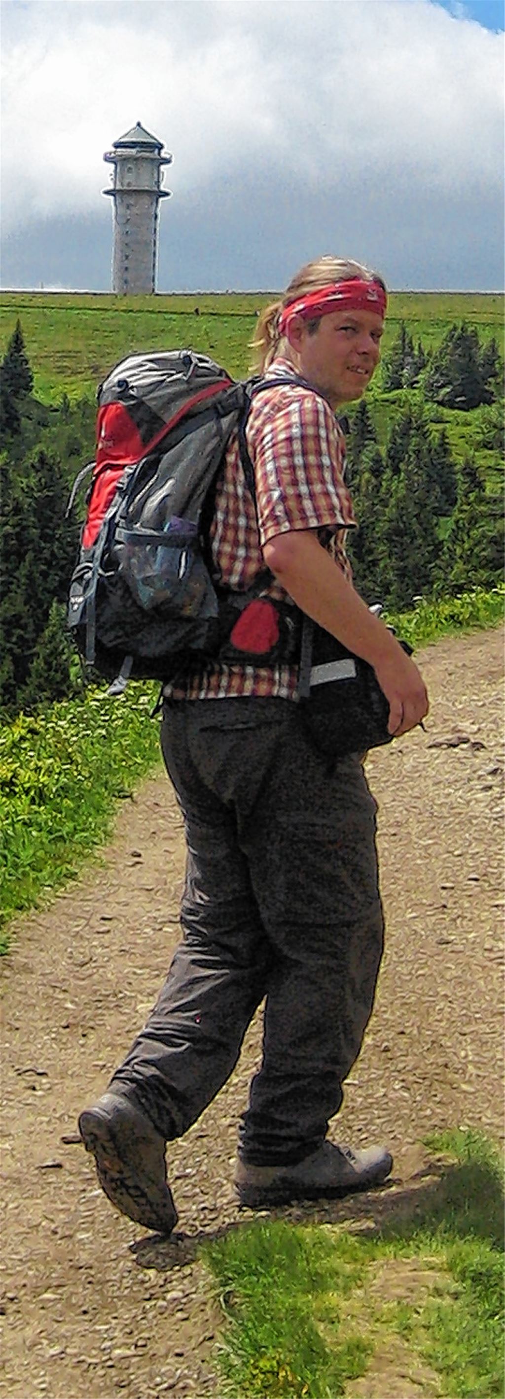 Martin Kuhnle beim Seebuck, einem Nebengipfel des Feldbergs. 