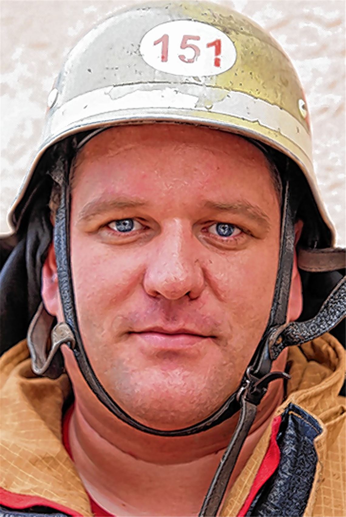 Matthias Donath ist Abteilungskommandant der Feuerwehr Mühlacker