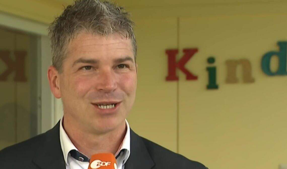 Matthias Enz im ZDF-Beitrag. Screenshot: cb