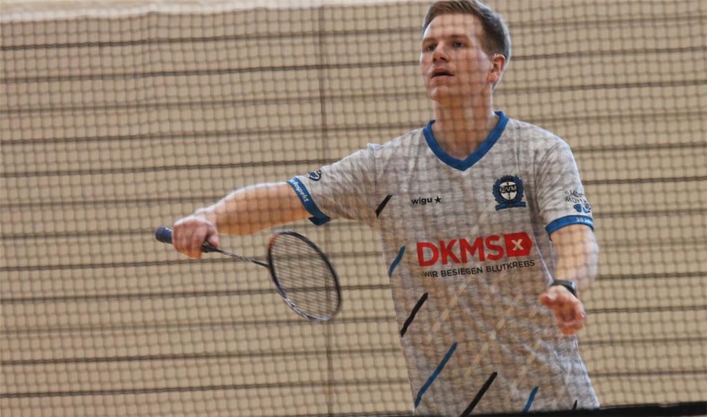 Matthias Kroll ist gegen den Verfolger im Einzel und Doppel erfolgreich. Foto: privat