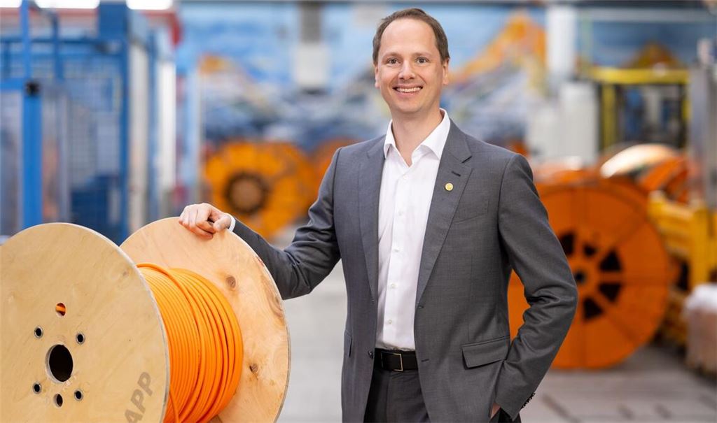 Matthias Lapp führt den Kabelhersteller Lapp von Stuttgart-Vaihingen aus seit drei Jahren.