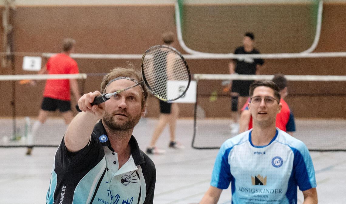 Matthias Munzig und Adrian Butschko vom SV Illingen belegen im A-Wettbewerb den 10. Platz. 