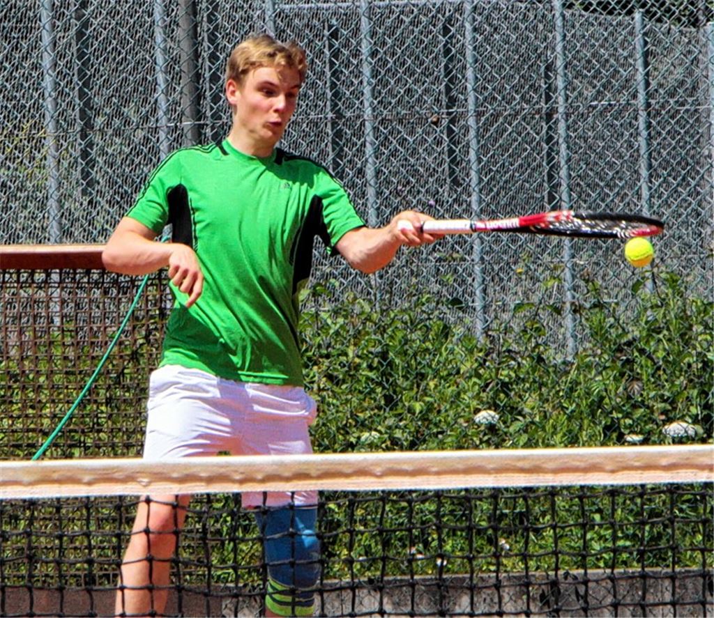 Max Odwody und der TC Ötisheim können schon den Meistersekt kaltstellen.