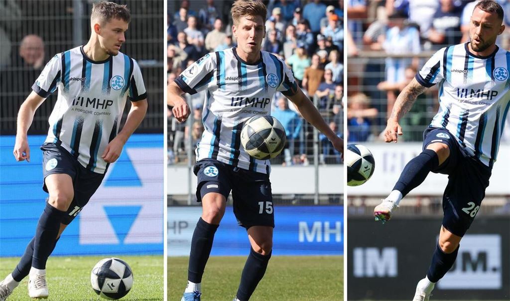 Maximilan Zaiser, Nico Blank, Lukas Kiefer (v. li.): Einer aus dem Trio ersetzt Per Lockl.