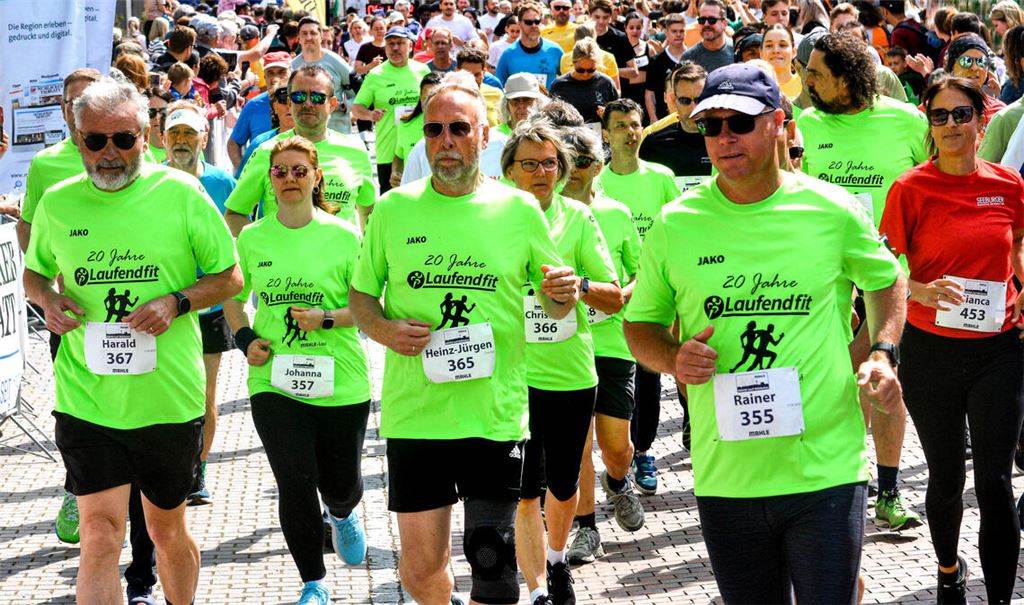 Mehr als 1600 Menschen hat „Laufen Fit“ schon für den Mahle-Lauf vorbereitet. So wie diese Läufer im vergangenen Jahr. Dieses Mal ist aber einiges anders.