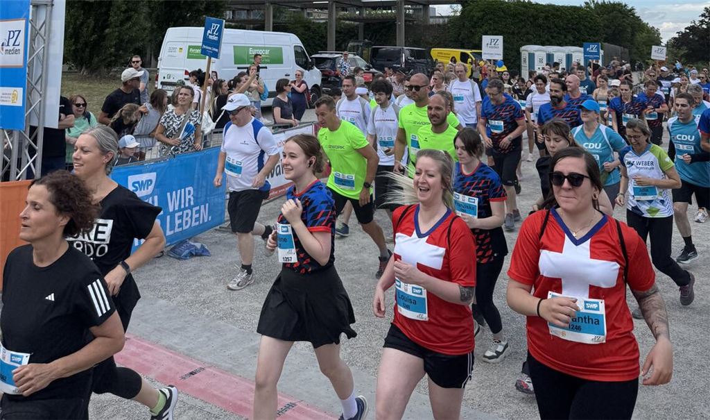 Mehr als 1800 Sportlerinnen und Sportler wagen sich beim24. CityLauf auf die unterschiedlichen Strecken. 