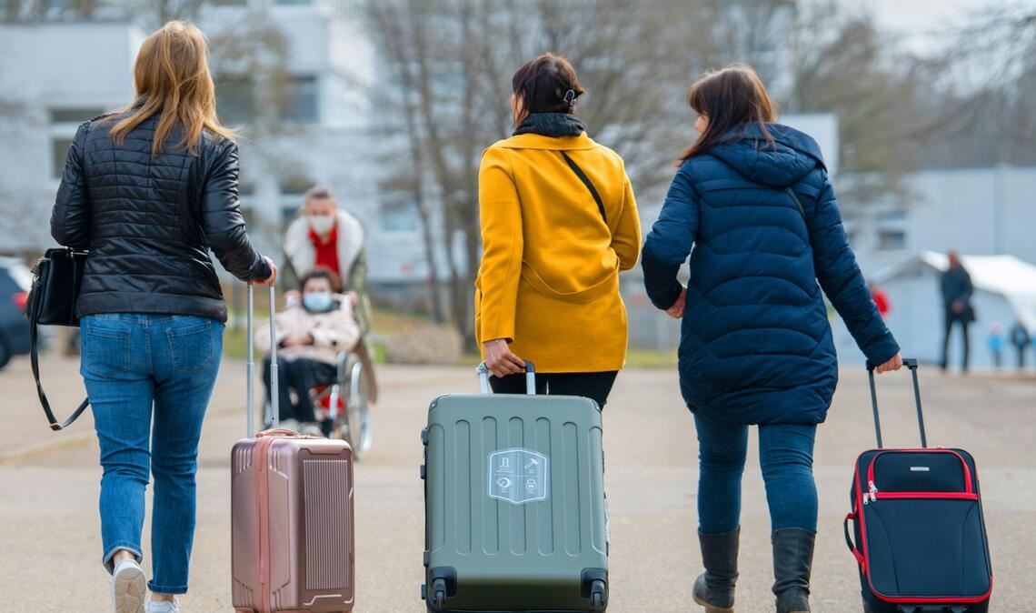 Mehr als eine Million Schutzsuchende aus der Ukraine leben in Deutschland. (Symbolbild)