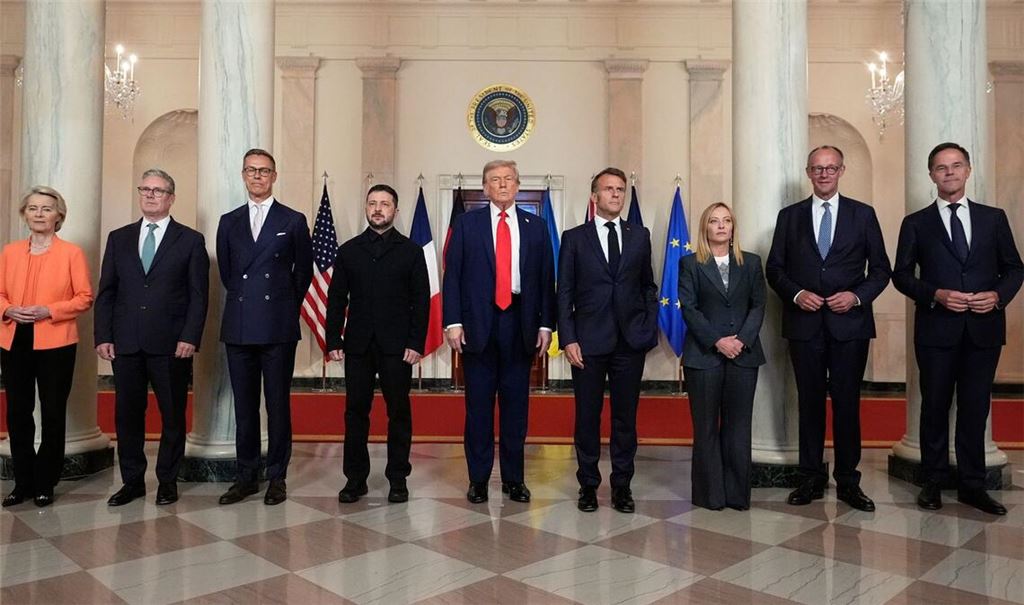 Mehrere Staats- und Regierungschefs reisten mit Selenskyj nach Washington.