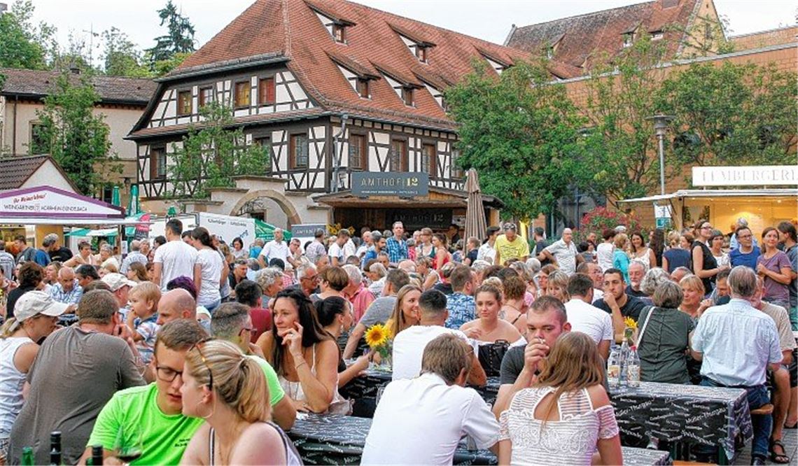 Weinfest trifft den richtigen Geschmack