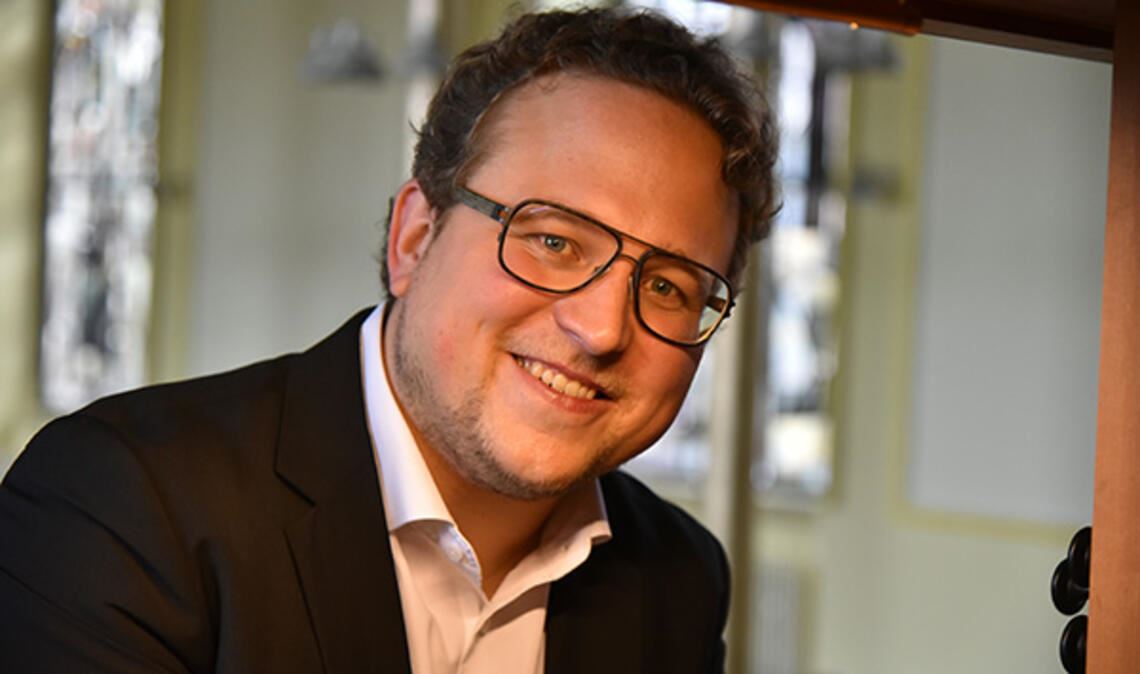 Meister an der Orgel: Simon Graeber. Foto: privat