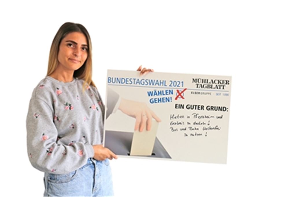 Meltem Celik, Bundestagskandidatin für Die Linke und Kauffrau im Einzelhandel, macht sich Sorgen um ihre Zukunft, wenn sie an die Rente denken muss. Foto: Wewoda