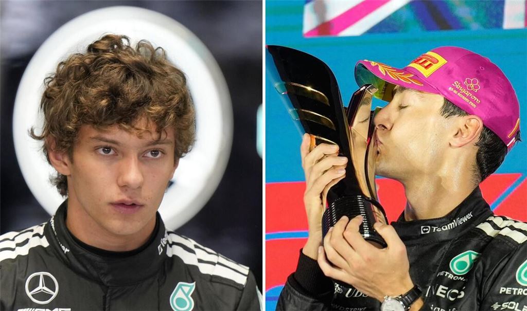 Mercedes setzt weiterhin auf sein aktuelles Fahrerduo Russell und Antonelli. (Archivbild)
