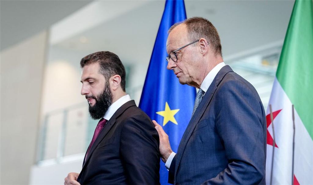 Merz nennt eine Zielmarke für die Rückkehr syrischer Flüchtlinge – und bezeichnet sie als Wunsch des syrischen Präsidenten.