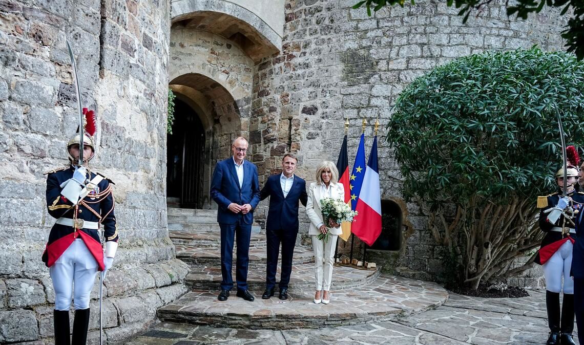 Merz und Macron sprachen auch über Russlands Angriffskrieg gegen die Ukraine.