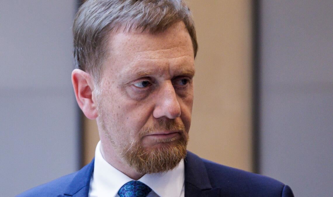 Mann bedroht Michael Kretschmer bei Facebook Michael Kretschmer (CDU), Minsterpräsident von Sachsen, wurde auf Facebook bedroht (Archivfoto).