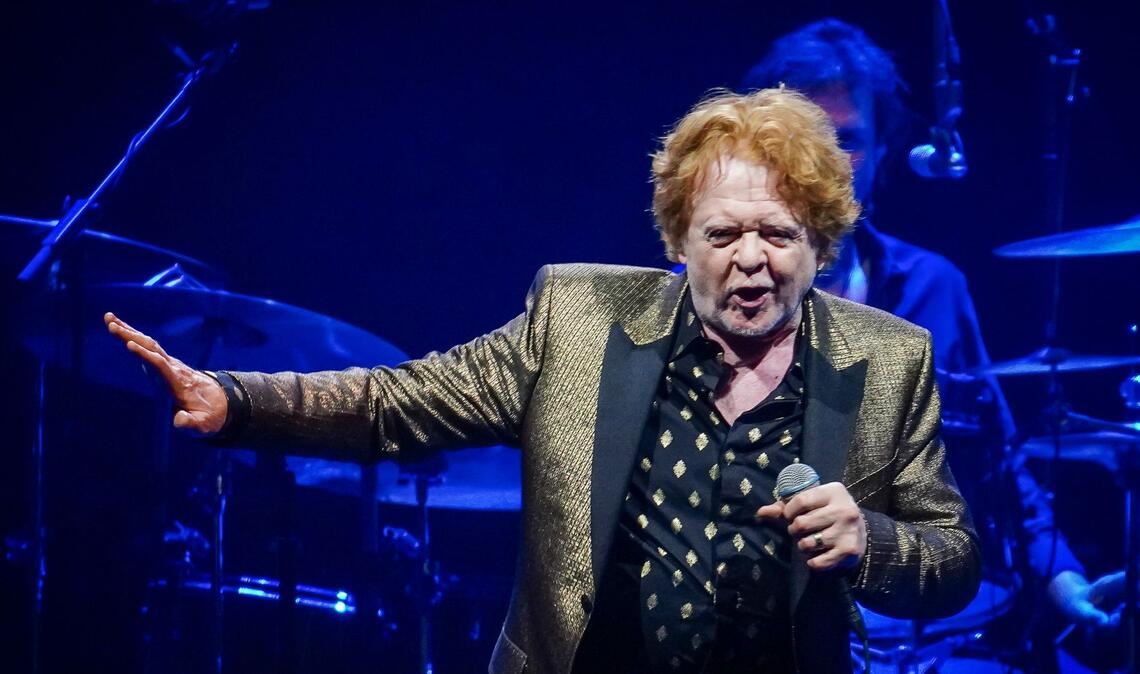 Mick Hucknall von Simply Red am Sonntagabend in Stuttgart
